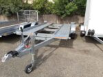 Remorque porte-voiture 1800 kg – Plateau 385 × 185 cm – Simple essieu – Image 4