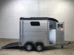 Remorque Van Chevaux Böckmann Portax silver + black avec sellerie – Image 30