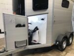Remorque Van Chevaux Böckmann Portax silver + black avec sellerie – Image 2