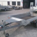 Remorque porte-engin 3500 kg – Plateau 300 × 150 cm – Double essieu